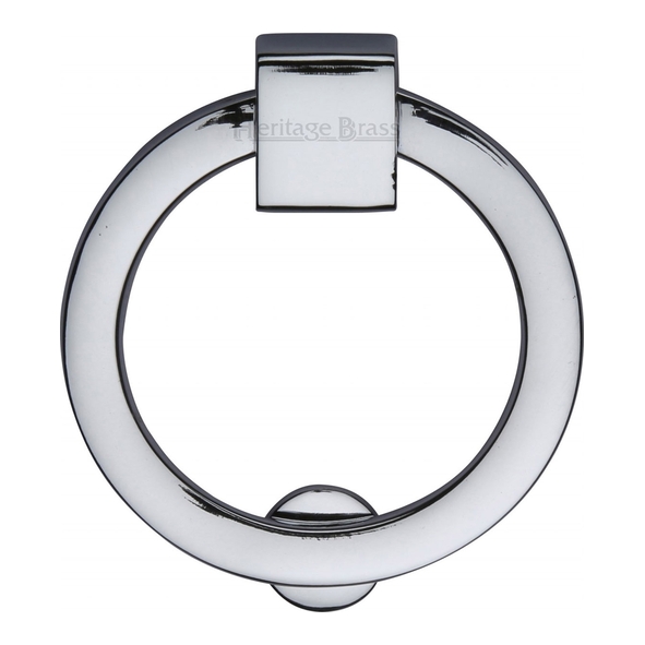 C6321 63-PC • 63mm Ø • Polished Chrome • Heritage Brass Modern Round Cabinet Drop Handle